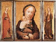 MASTER of Saint Veronica Triptych oil painting